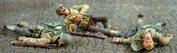 Image of Wounded & Dead GI's Set--three figures--RETIRED--LAST ONE!!