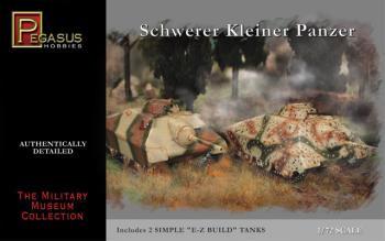 Schwerer Kleiner Panzer--two 1:72 scale model tank kits Schwerer Kleiner Panzer--two 1:72 scale model tank kits #11482
