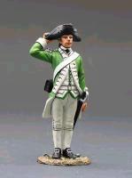 Image of Continental Marine Officer Saluting--RETIRED - ONE AVAILABLE! 