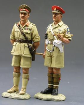 Image of British Field Marshal Alexander and MP bodyguard--RETIRED. - ONE AVAILABLE! 