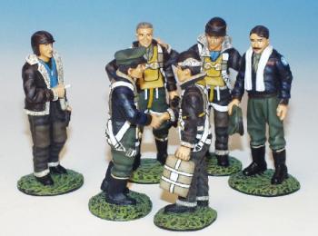 Image of U.S. Mitchell Crew--six figures--RETIRED--LAST ONE!!