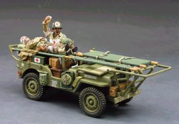 American Ambulance Jeep Set--RETIRED. - LAST TWO!  #12111