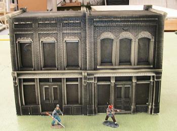 Two Story Storefront--15 in. L x 10.5 in. H x 7 in. Deep #12356