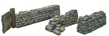 Stonewall with Working Gate & Two Straight Sections--RETIRED--LAST ONE!! #12385