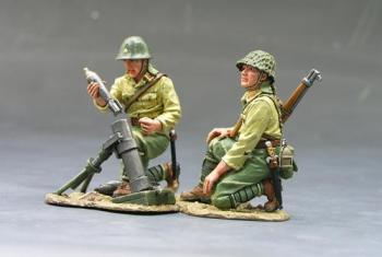 WWII Japanese Two-Man Mortar Team--RETIRED. ONE AVAILABLE! #0