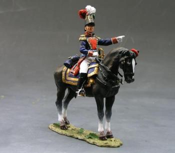 Image of General Santa Anna (Mounted)--single mounted figure