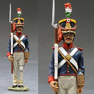 Image of Mexican Infantry Standing at Attention (with Mustache)--RETIRED--LAST ONE!!