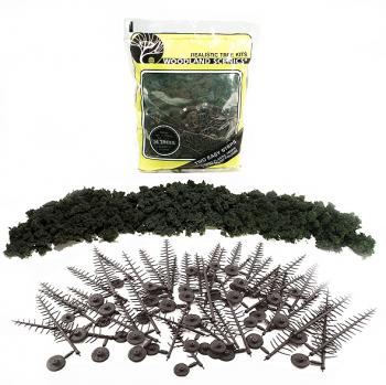 Realistic Tree Kit - Pine (24 pcs - 2-1/2"-6") #12560