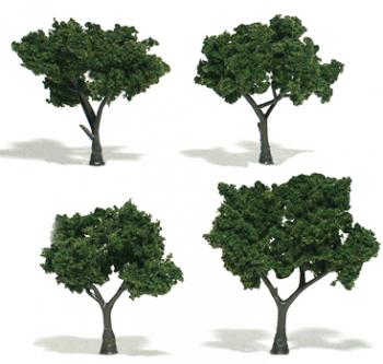 Ready Made Trees - Medium Green (4 pcs - 2 #12579