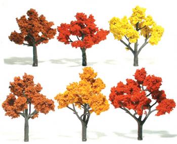 Ready Made Trees - Fall Mix (6 pcs) #12596