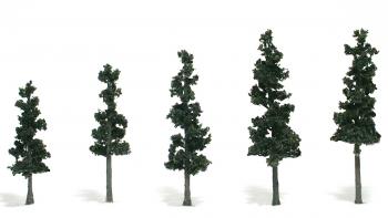 Ready Made Trees - Conifer Green (5 pcs - 2-1/2 #12597