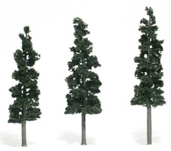 Ready Made Trees - Conifer Green (3 pcs - 6" to 7") #12599