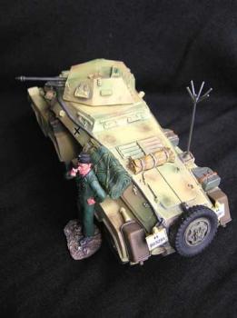 Image of German SdKfz 232 (8-Rad), European Camo with Driver (Summer Version)--RETIRED--LAST ONE!!