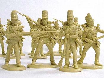 Image of 1/32 Waterloo British Foot Guards--16 figures in 4 poses--RETIRED(?).