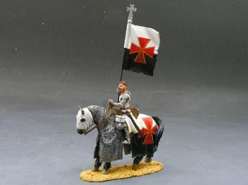 Mounted Templar with Flag--single mounted figure--RETIRED--LAST ONE!! #0