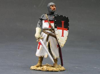 Image of Standing Knight with Sword & Shield--single figure--RETIRED--LAST ONE!!
