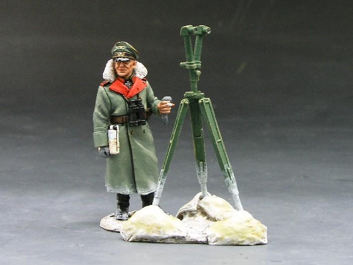 General Hasso Von Manteuffel stands with Tripod Mounted Telescope--RETIRED - ONE AVAILABLE!  #1 General Hasso Von Manteuffel stands with Tripod Mounted Telescope--RETIRED - ONE AVAILABLE!  #1