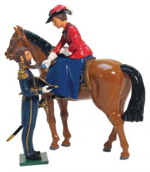 Image of Victoria Cross Set--Queen Victoria Presenting the 1st Victorian Cross--RETIRED--LAST ONE!!