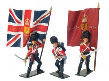Image of Victoria Cross Set--Scots Fusilier Guards Defending the Colors--three figures--RETIRED--LAST ONE!!