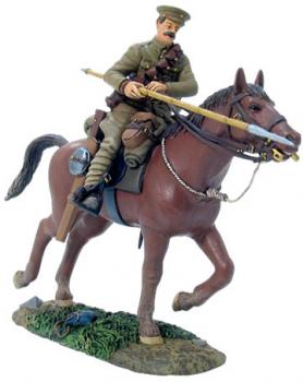 British 9th Lancer Charging Set #1--single mounted figure--RETIRED--LAST ONE!! #12899