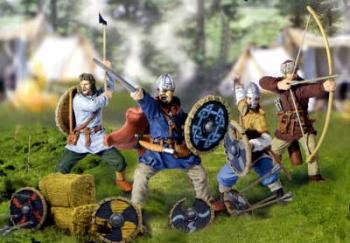10th Century Vikings. Includes: 4 figures plus accessories - ONE AVAILABLE!  10th Century Vikings. Includes: 4 figures plus accessories - ONE AVAILABLE!  #12918