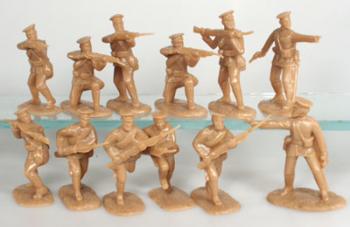 World War 1 Russian Army 1914 - 1918 (Cocoa Brown) 12 figures World War 1 Russian Army 1914 - 1918 (Cocoa Brown) 12 figures #13029