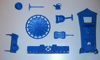 Famous Playhouse Props Set #2 (9 pcs - Purple) #13208