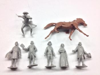 Colonial Characters  (7pcs - gray) Colonial Characters  (7pcs - gray) #13213