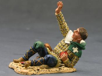 Wounded Man-at-arms on ground shielding himself with arm--single figure--RETIRED--LAST ONE!! #0