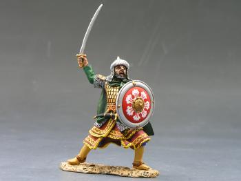 Saracen Attacking with sword and shield--single figure--RETIRED. ONE AVAILABLE! #0