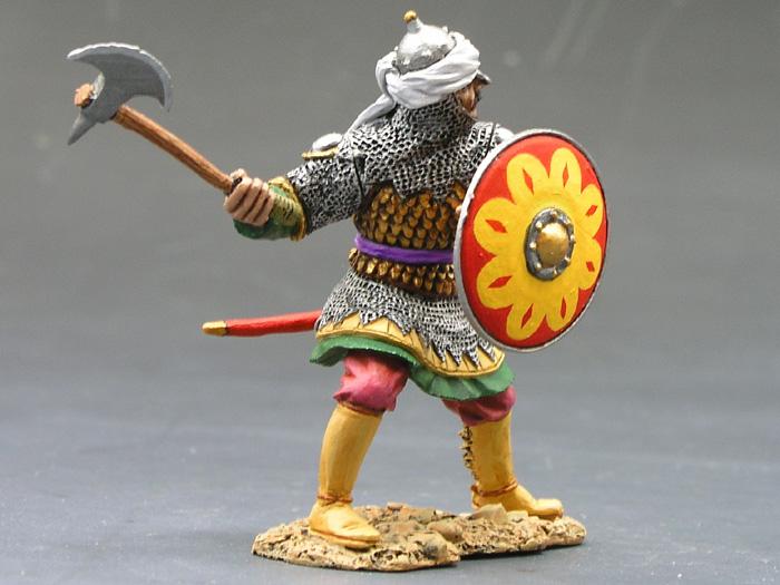 Defending Saracen with Shield & Axe--single figure--RETIRED. ONE ...