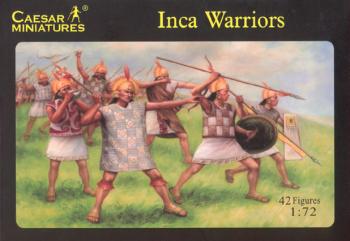 Inca Warriors--42 figures in 12 poses--FOUR IN STOCK! #13574