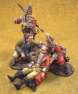 Image of The Death of British General Wolfe--four figures--RETIRED--LAST ONE!!