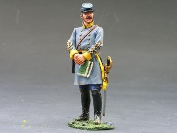 Confederate Officer, Standing--RETIRED. ONE AVAILABLE!  #13757