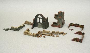 WWII Walls, Ruins, & Sandbags WWII Walls, Ruins, & Sandbags #13767