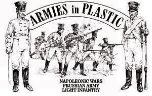 Prussian Light Infantry--20 in 10 Poses, White #13837