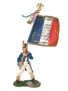 French 1st Light Infantry Flagbearer Set #1--single figure--RETIRED--LAST ONE!! French 1st Light Infantry Flagbearer Set #1--single figure--RETIRED--LAST ONE!! #13938