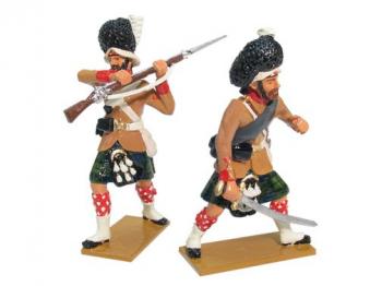 Image of British 93rd Highlanders Breaching the Wall at Secundra Bagh--two figures--RETIRED--LAST ONE!!