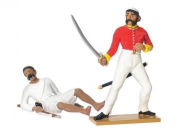Image of Sepoy Command Set #1--two figures--RETIRED--LAST ONE!!