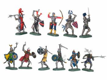 Knights Foot--12 figures (some may be duplicates) #14060