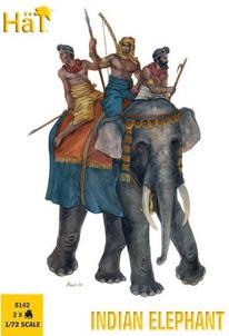 Indian Elephants - makes 2 Elephants w/Crew #14066