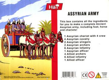 Assyrian Army--90 Figures (includes Infantry, Chariots, Cavalry) Assyrian Army--90 Figures (includes Infantry, Chariots, Cavalry) #14069