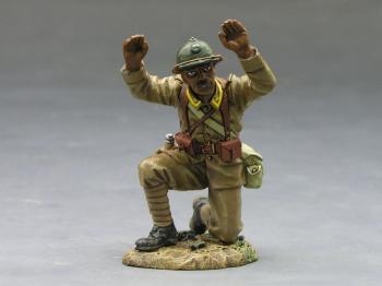 Kneeling Surrendering Senegalese in French Uniform--single figure--RETIRED. - ONE AVAILABLE!  #14106