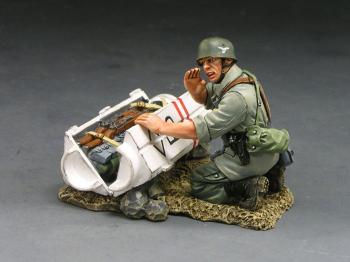German Fallschirmjager Weapons Container with One Figure--RETIRED--LAST ONE!! #14253