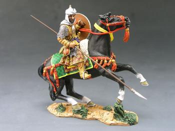 Mounted Saracen with Lance Down--single mounted figure--RETIRED. ONE AVAILABLE! #14536