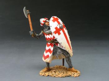 Image of Knight on Foot with Axe--single figure--RETIRED--LAST ONE!!