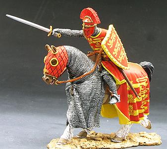 Richard the Lionheart Mounted with Sword Pointed Out--single mounted figure--RETIRED. ONE AVAILABLE!  #14546
