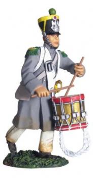 Image of French Light Infantry Voltigeur Drummer Advancing #1--single figure--RETIRED--LAST ONE!!