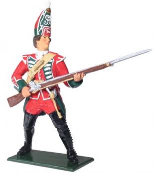 Image of British Grenadier--45th Regiment of Foot, 1754-1763--single figure--RETIRED--LAST ONE!!