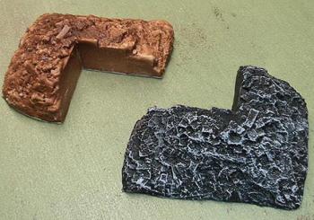 L Shaped Corner Rubble Section--ONE IN STOCK. L Shaped Corner Rubble Section--ONE IN STOCK. #14827